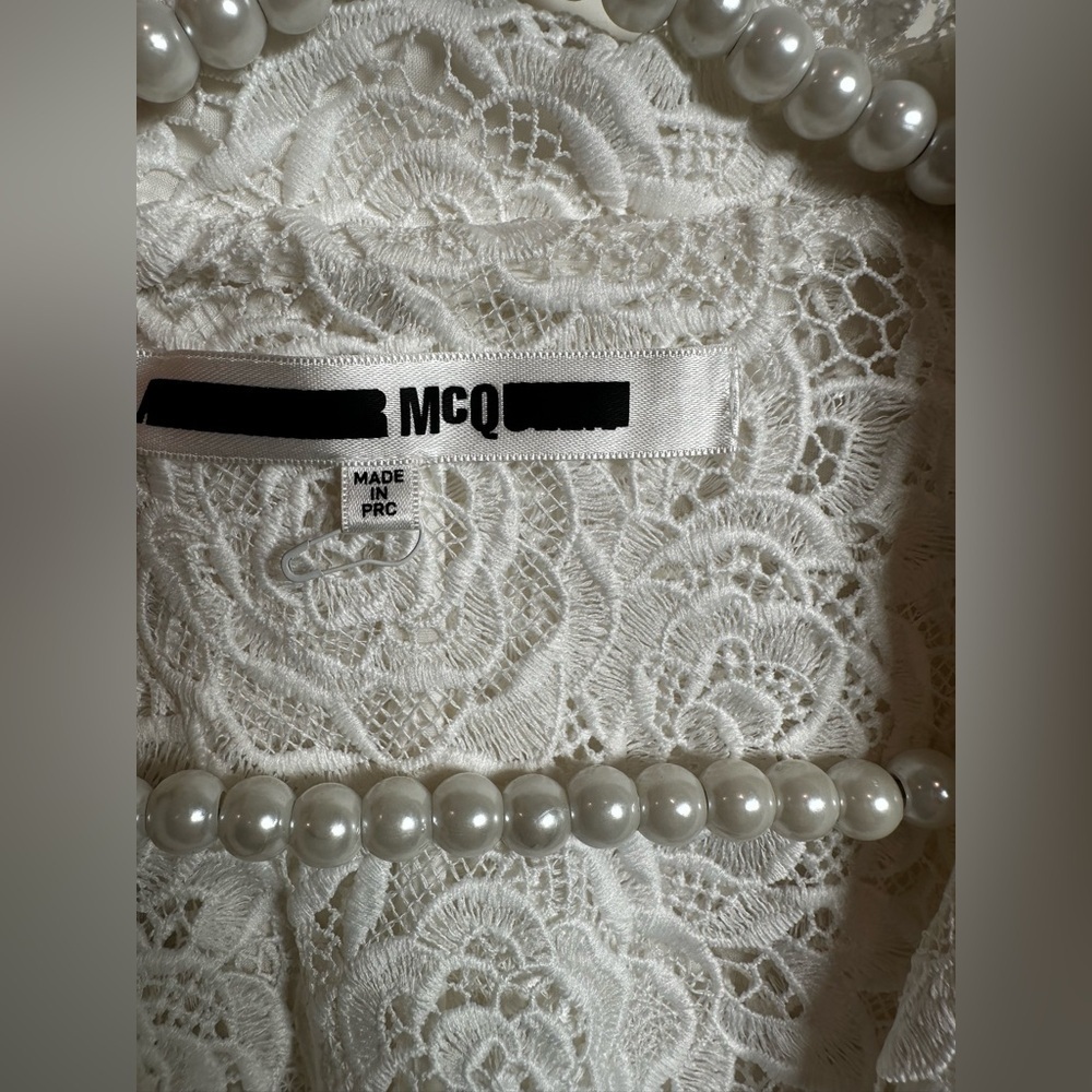 McQ by Alexander McQueen White Lace Blazer-never been used - Picture 2 of 12